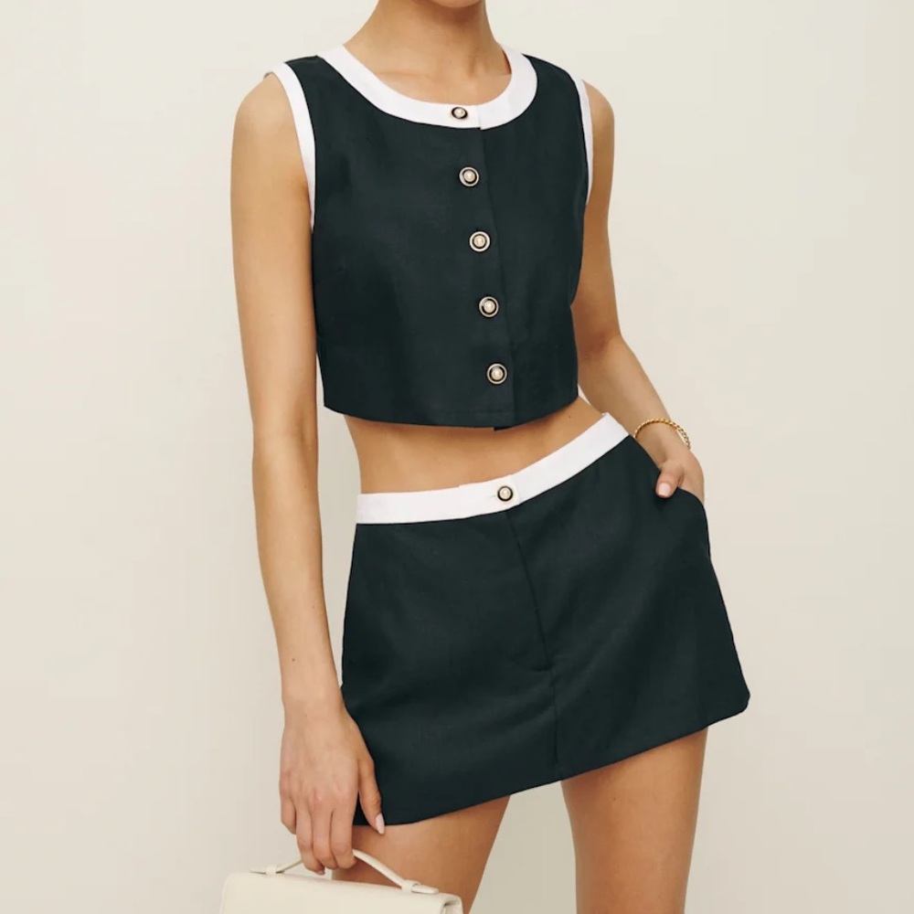 Reformation Roxy Linen Two Piece